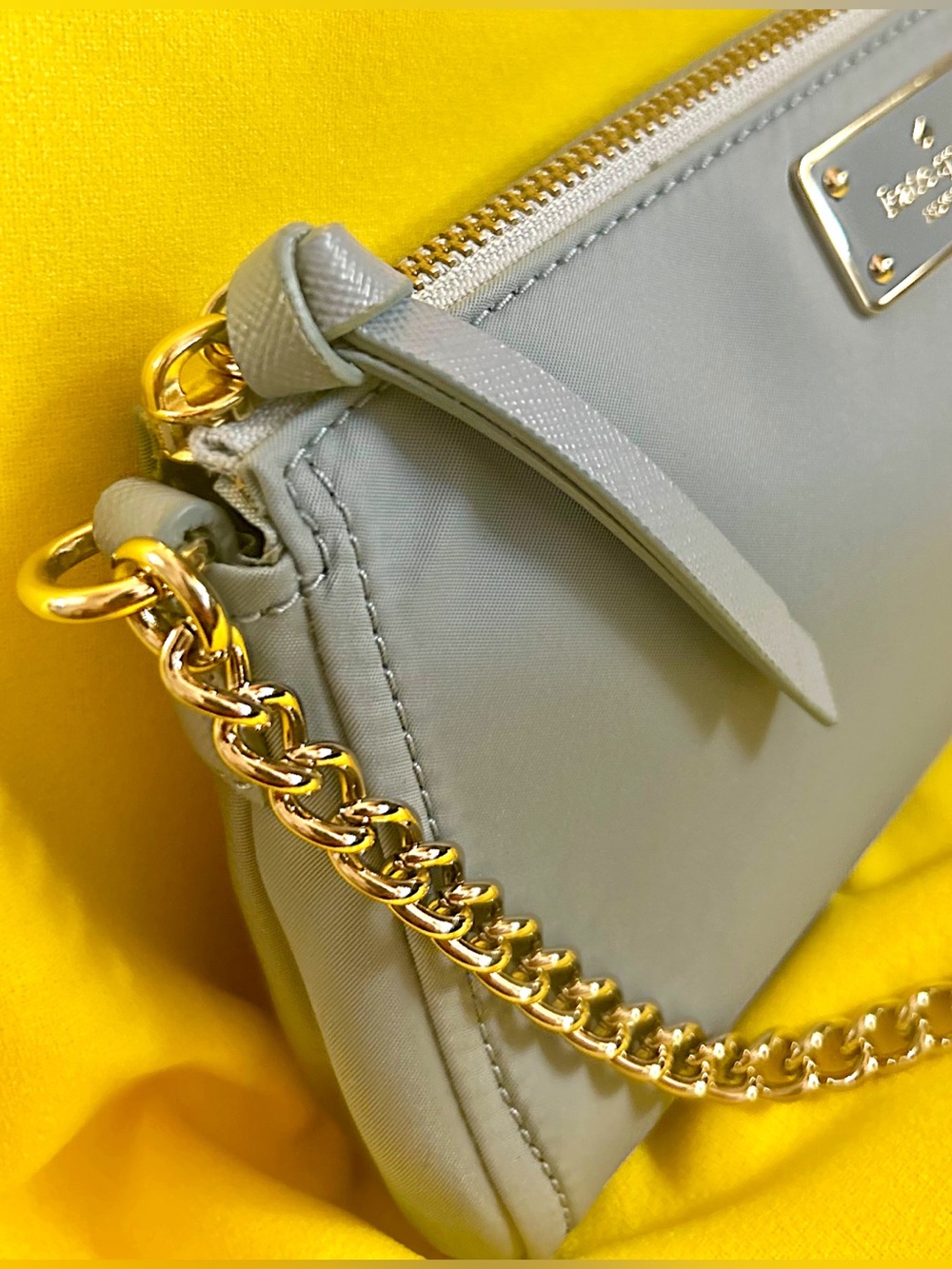 ♠️Kate Spade Cloud Cover Blue “Wilson Road Jane” Nylon Purse - Picture 2 of 13